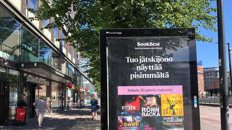 BookBeat Werbung in Helsinki