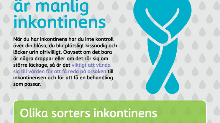 Information om inkontinens, print