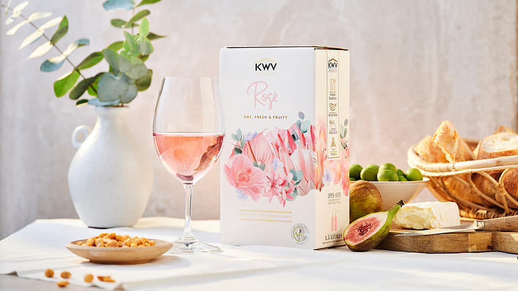 Hållbar nyhet i smidig förpackning – KWV Rosé 2022