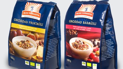 Kung Markatta lanserar groddad ekologisk müsli