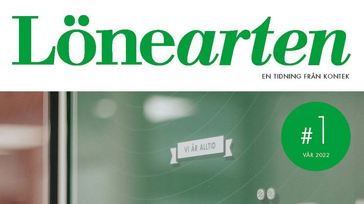 Nu kan du läsa årets första Lönearten 