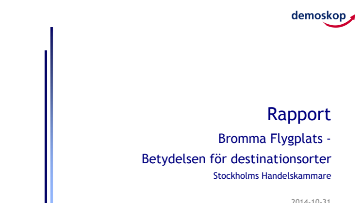 Utbrett motstånd mot en nedläggning av Bromma Flygplats