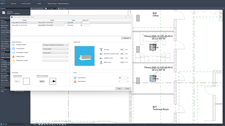 Lindab_MagiCAD_Plugin_InsertProducts