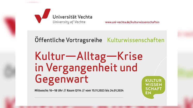 ENTFÄLLT: Öffentliche Ringvorlesung Kulturwissenschaften - Prof. Dr. Gabriele Dürbeck: Klimawandel als kulturelle Krise. Zur Verbindung von lokalen und globalen Perspektiven in den Environmental Humanities