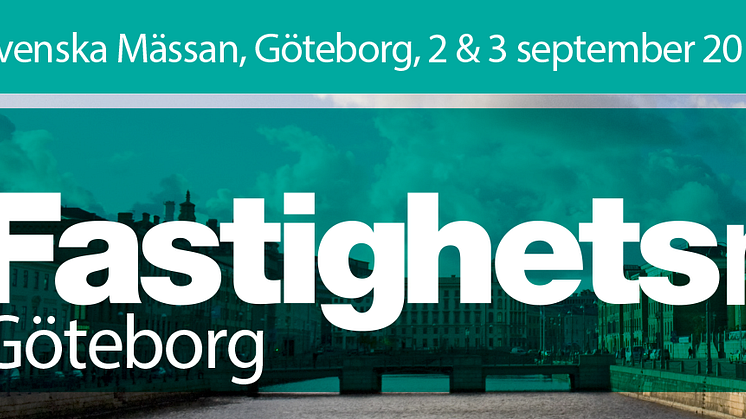 Besök oss på Fastighetsmässan i Göteborg 2-3 sep