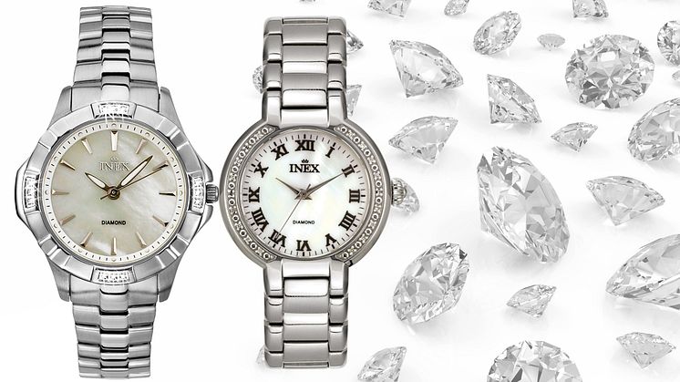 «Diamonds are a girl’s best friend» - nye klokker med diamanter fra Inex.