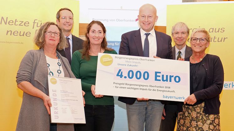 Verleihung Bürgerenergiepreis Oberfranken 2018