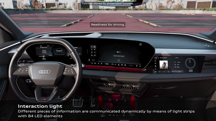 Audi Q6 e-tron - New display operating concept