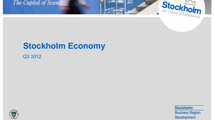 Stockholm Economy Q3 2012