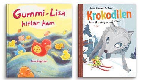 ​Tredje veckan för BOK HAPPY MEAL med böcker av Anna Bengtsson och Hannu Hirvonen/Pia Sakki