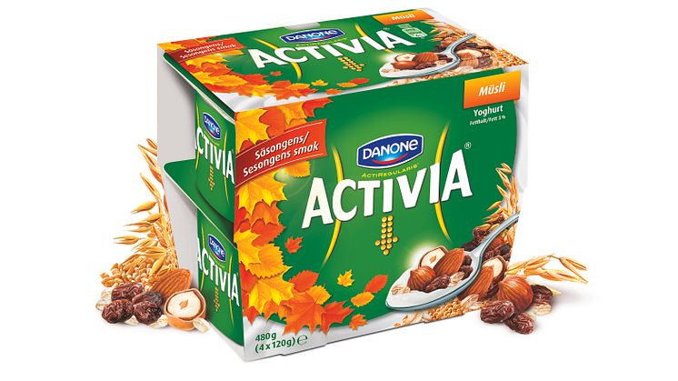 En krispig höst & vinternyhet - Activia Müsli!