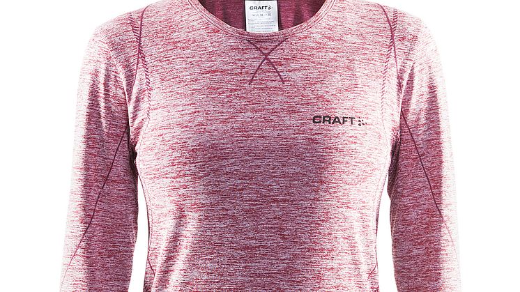 Active Comfort round neck long sleeve - Women - Color: Ruby