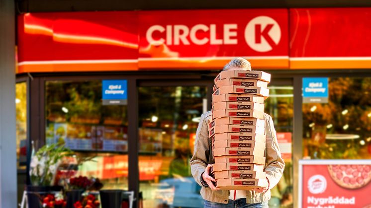 Mer pizza på Circle K