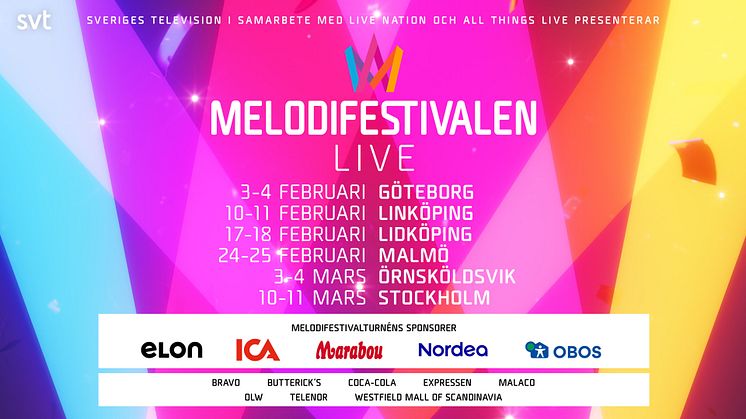 Melodifestivalen är tillbaka igen – snart släpps biljetterna till turnén 2023!