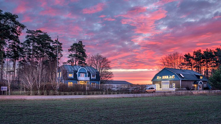 Veckan började på bästa sätt när vi på Mercatus möttes av en fantastisk himmel i morse.