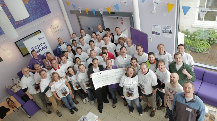 ​Local business goes purple-fingered to support the Stroke Association
