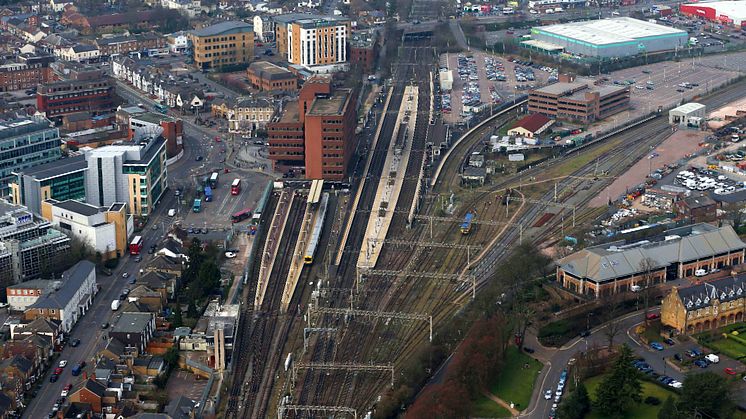 Watford Junction aerial view