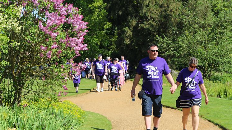 Survivors take a Step Out for Stroke in Chelmsford