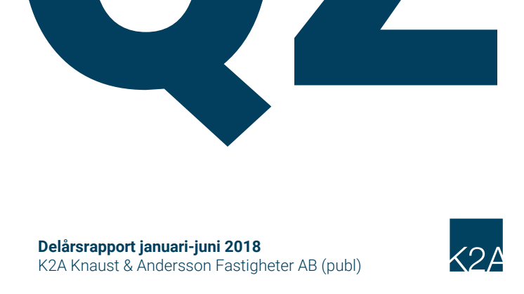 K2A delårsrapport januari-juni 2018