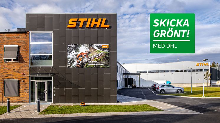 STIHL Sverige skickar grönt med DHL 