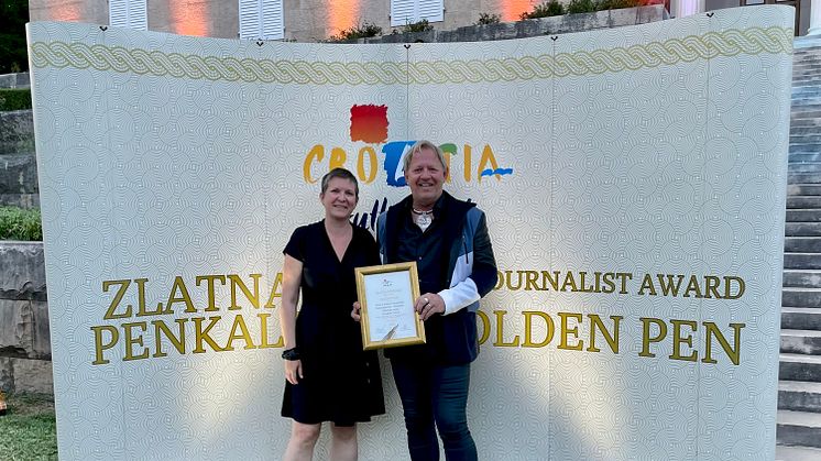 Helena och Peter Bergström Golden Pen Media Awards