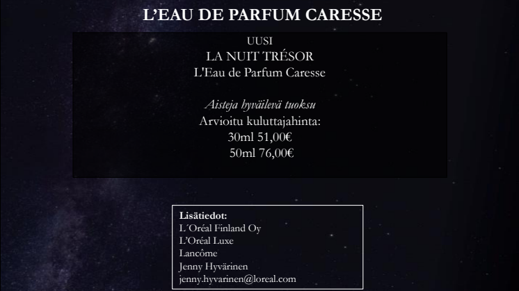 Lancôme La Nuit Trésor Caresse