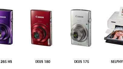 Canon presenterar nya IXUS-kameror och SELPHY-skrivare 