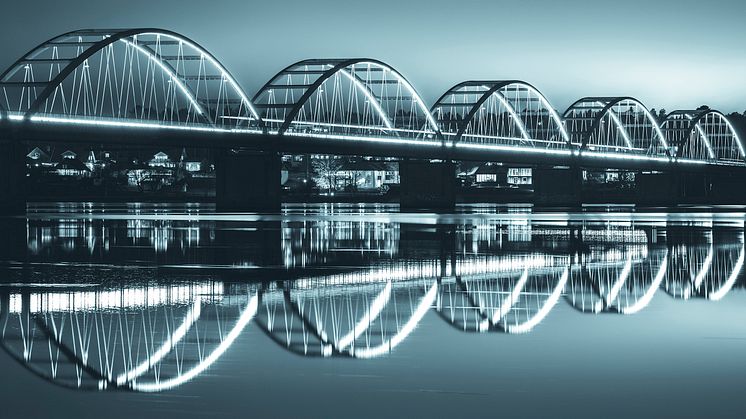 Bergnäsbron, fotoutställning vid Luleå tekniska universitet