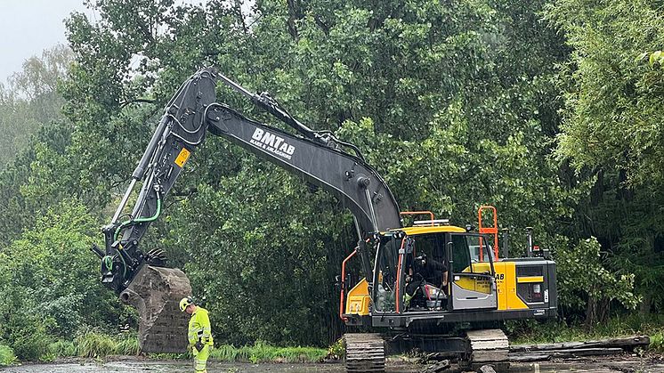 Ekeblad sätter skopan i marken för projekt Lärkliden