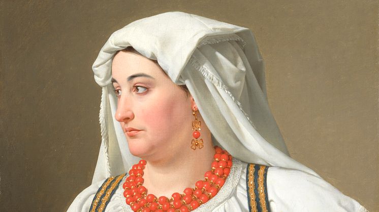 Christoffer Wilhelm Eckersberg, Una Ciociara, 1816. Photo: Linn Ahlgren/Nationalmuseum.