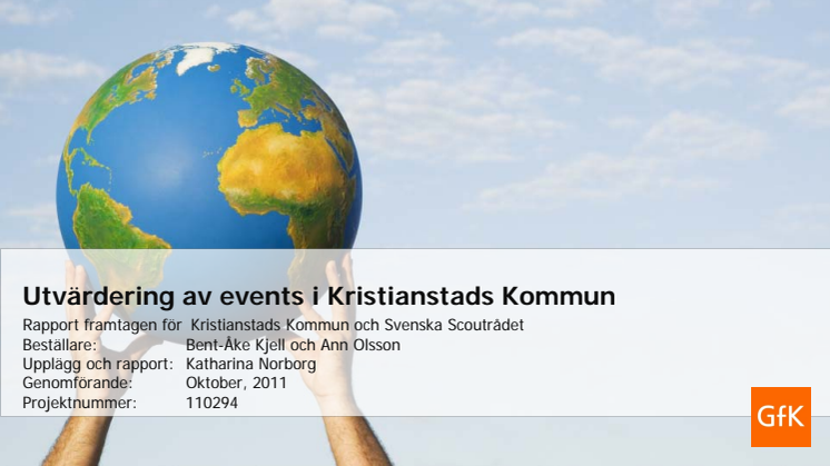 Utvärdering av events i Kristianstads kommun