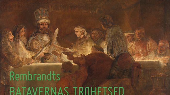  Rembrandt van Rijn, Batavernas trohetsed till Claudius Civilis , 1661-1662. Foto: Leif Mattsson 