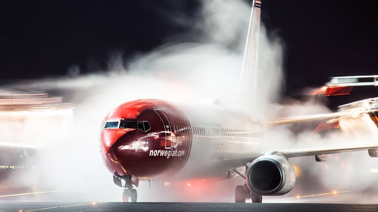 Norwegians Boeing 737-800. Foto: Jørgen Syversen