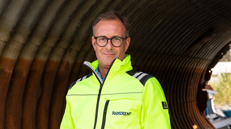 Fredrik Brandal, ny konserndirektør i Ramirent NOrge