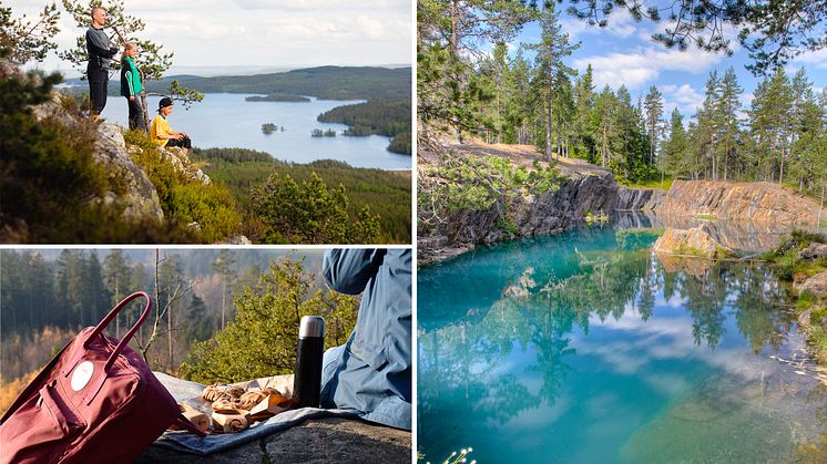 Åtte steder utenfor allfarvei i Sverige