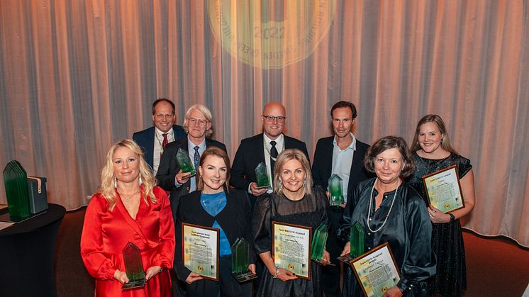 2022 års pristagare i Sweden Green Building Awards på Norra Latin i Stockholm.