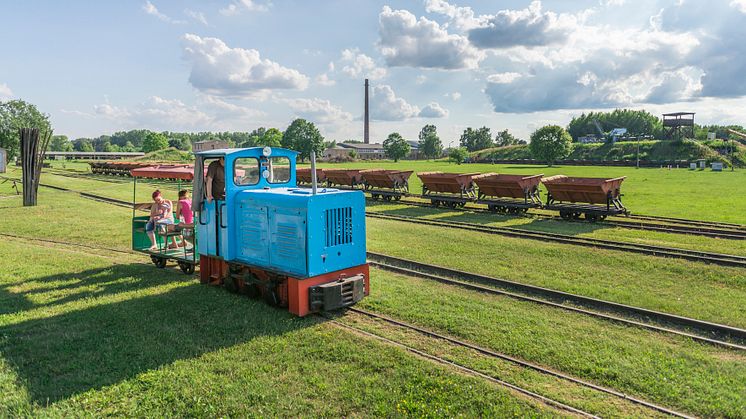 Fast wie bei Jim Knopf in Lummerland: Lok fahren lernen im Ziegeleipark Mildenberg. Foto: Ziegeleipark Mildenberg. 