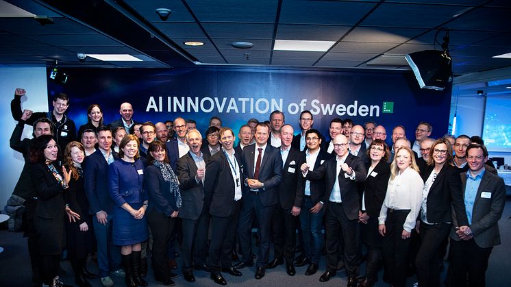 All the founding partners of AI Innovation of Sweden.