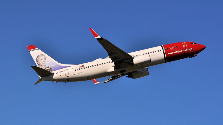 Norwegians Boeing 737-800. 