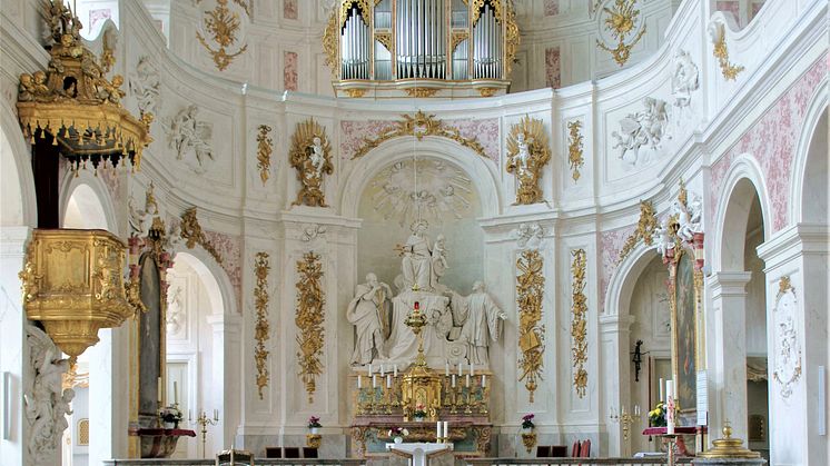 ﻿Schramm-Orgel in der ﻿﻿Katholischen Kapelle Schloss Hubertusburg in Wermsdorf - Foto: Dieter Wadewitz