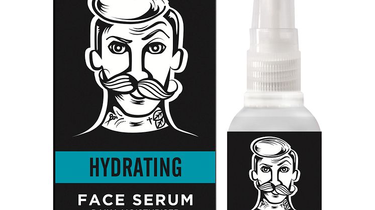 BARBER PRO Hydrating Serum Bottle and Box