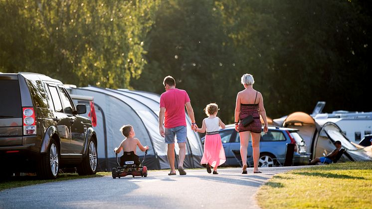 Familieferie på Gustavsviks camping. Foto: Gustavsvik