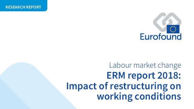 Publication alert: Impact of restructuring on working conditions