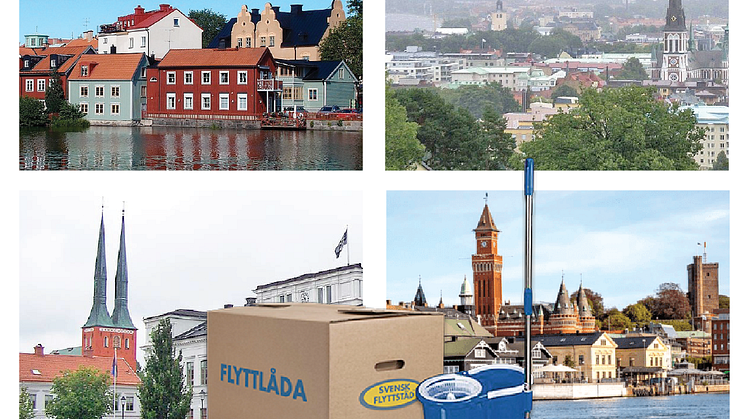 Svensk Flyttstäd har etablerat sig på 25 nya orter.