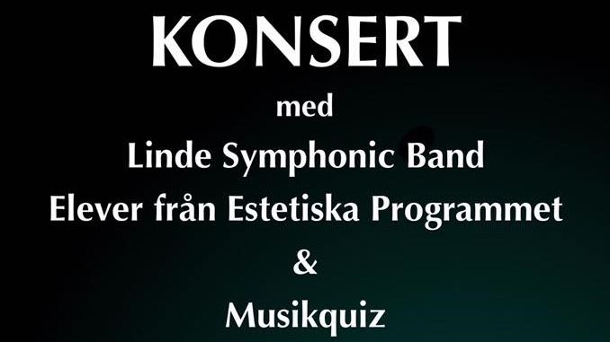 Konsert med Linde Symphonic Band och estetelever