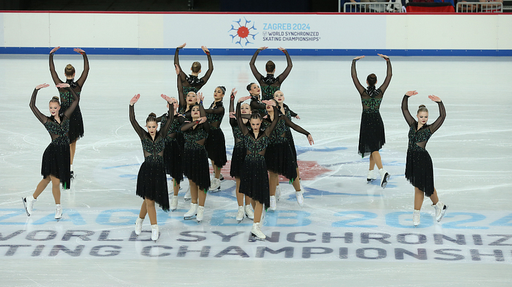 VM i synkroniserad konståkning: Team Inspire på 11:e plats