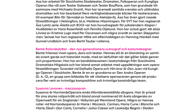 Premiär för Orfeo & Euridice på Norrlandsoperan – en nutida kärlekshistoria