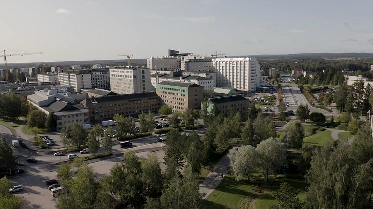 Aerial view of Campus Umeå
