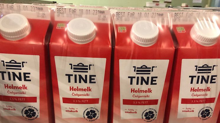 Melk til butikk