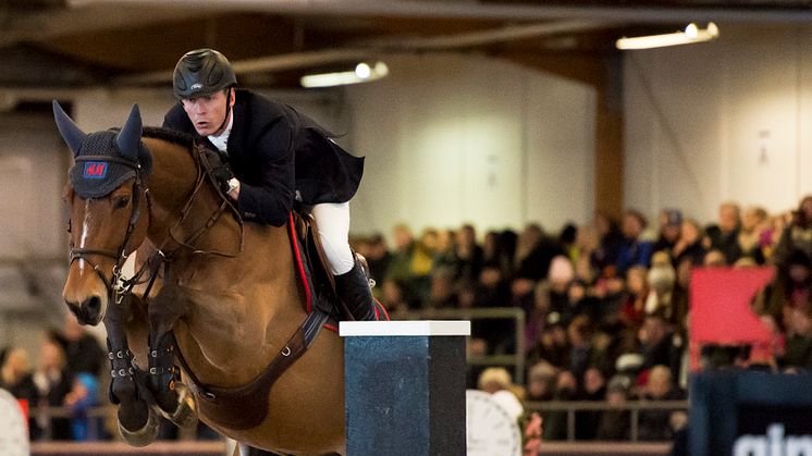 I helgen är det stora nationella hopptävlingar i Borås. Peder Fredricson och H&M All In är på plats. Senast ekipaget startade i Borås var 2015 då de vann Grand Prix-klassen. Foto: Jörgen Jarnberger/Bildbyrån